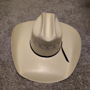 Ariat 8x Straw Beige Western Cowboy Hat Size 7